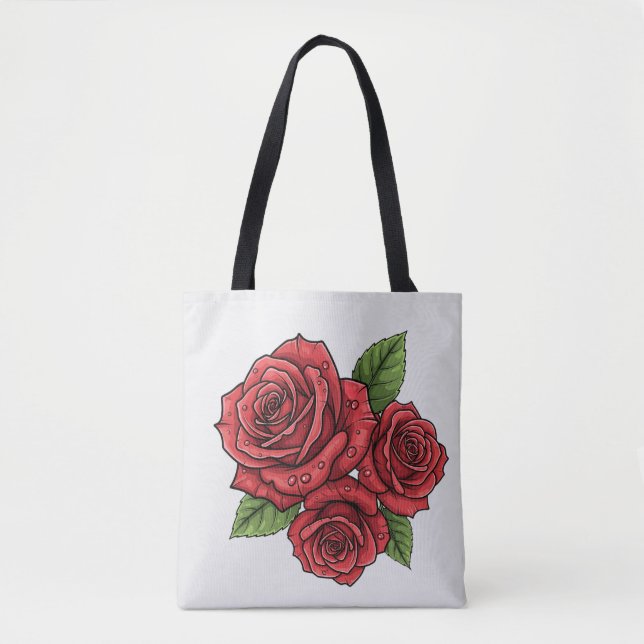 Elegantes Design der Rose Tasche (Vorderseite)