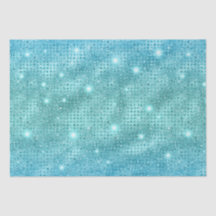 Elegantes Design des Blue Mosaic Metallic Glitzer