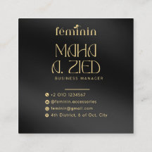 Elegantes Design für benutzerdefinierte Visitenkar