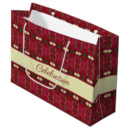 Elegantes Design Gemustert Große Geschenktüte