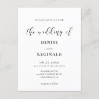 Elegantes Design Hochzeitsempfang