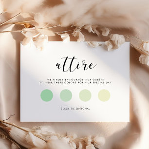 Elegantes Design Hochzeitskleidung Begleitkarte