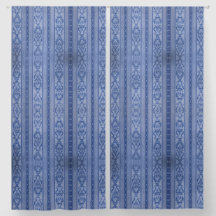 Elegantes Design im blauen Boroque-Stil
