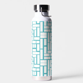 Elegantes Design mit Rechtecken Trinkflasche