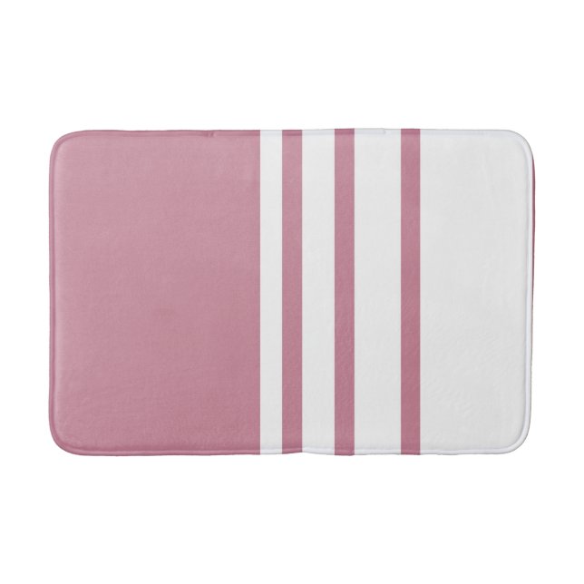 Elegantes Design, modernes Muster, senkrechte Stre Badematte (Vorderseite)