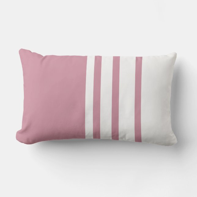 Elegantes Design, modernes Muster, senkrechte Stre Kissen Für Draußen (Vorderseite)