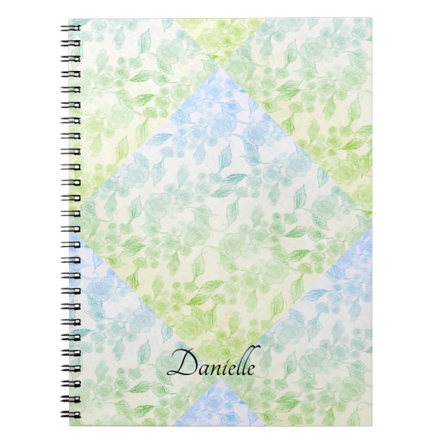 Elegantes Design-Notebook für Blume Notizblock (Vorderseite)