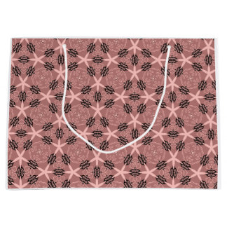 Elegantes Design-Set in Blush Tones Große Geschenktüte