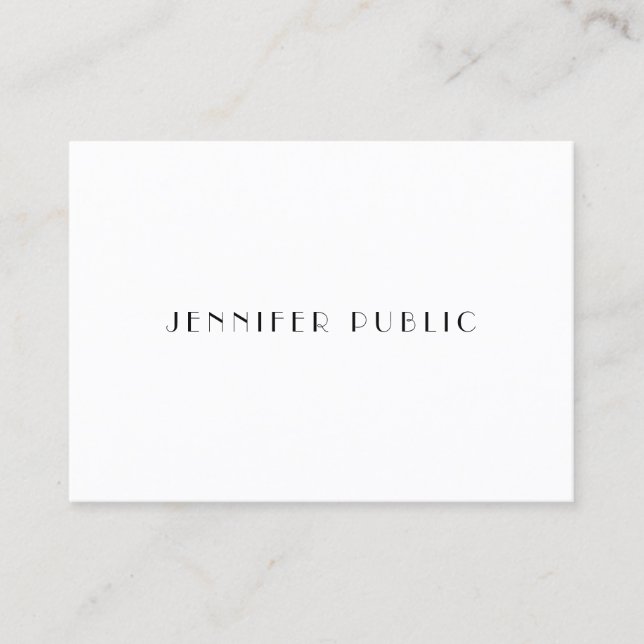 Elegantes Design-Template Beruflich Luxus Visitenkarte (Vorderseite)