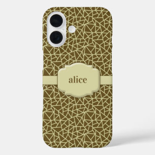 Elegantes Diamantschnitt iPhone 16 Hülle