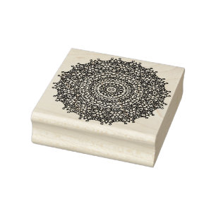 Elegantes DIY-Schreibjournal-Mandala-Yoga Gummistempel