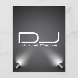 Elegantes DJ-Party-Plakat Flyer