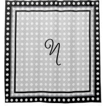 Elegantes dunkelgraues Rahmen-Schriftmonogramm