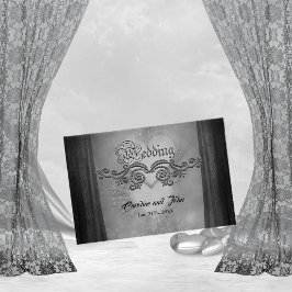 Elegantes dunkles Design Gästebuch