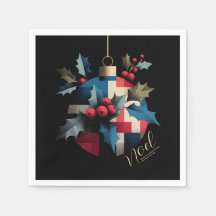 Elegantes dunkles, melancholisches Noel-Ornament