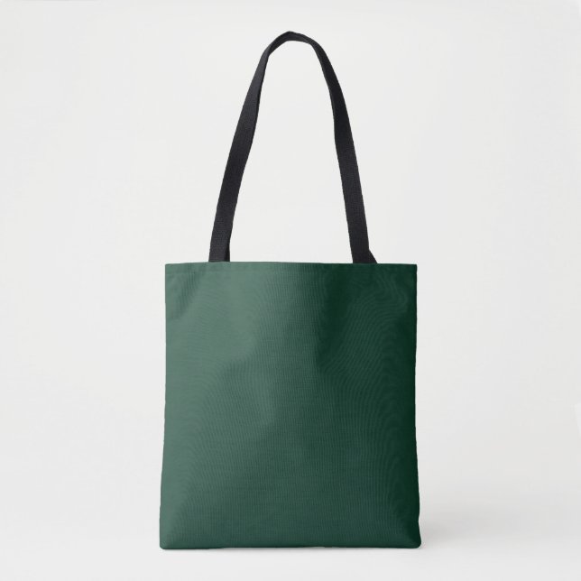 Elegantes Dunkles Waldgrün Tasche (Vorderseite)