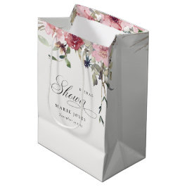 Elegantes Dusky Blush Rose Brautparty Mittlere Geschenktüte