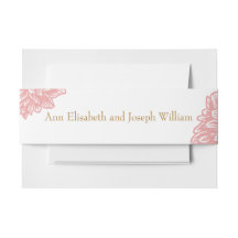Elegantes Dusty-Pink-Blumen-Wraparound-Hochzeits-