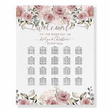 Elegantes Dusty Pink Roses Hydrangeas Seating Char