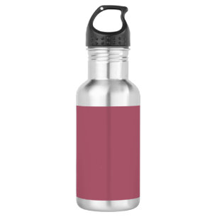Elegantes Dusty Rose Kissenhülle Edelstahlflasche