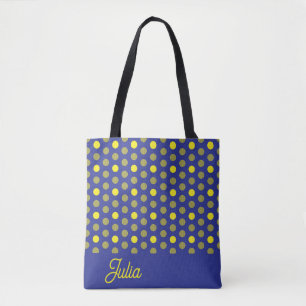 Elegantes, einfaches Abstraktes, gelbes Muster Tasche