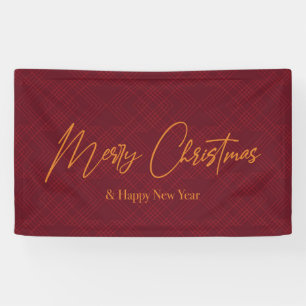 Elegantes, einfaches, cooles Design froher Weihnac Banner