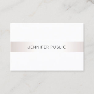 Elegantes, einfaches Design Beruflich Modernes Sch Visitenkarte