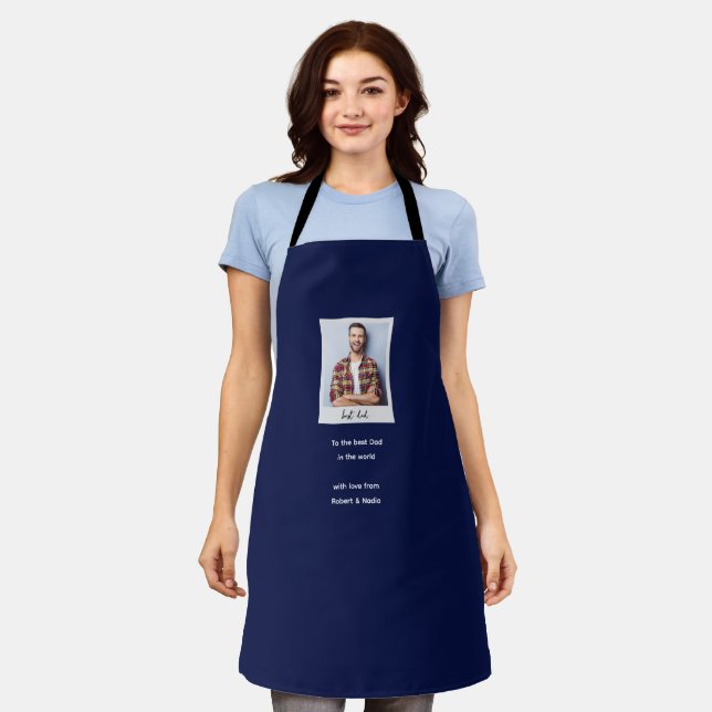elegantes, einfaches Foto Schürze (Getragen)