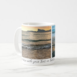 Elegantes einfaches, minimales Script-Personalisie Kaffeetasse