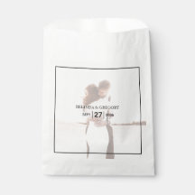 Elegantes Einfaches Minimalistisches Foto Hochzeit