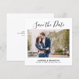 Elegantes einfaches Minimalistisches modernes Hoch Save The Date