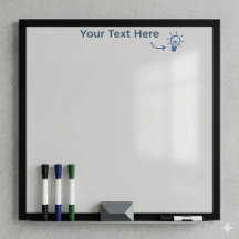 Elegantes einfaches minimalistisches Whiteboard-De
