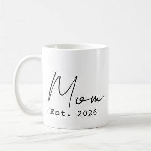 Elegantes, einfaches Skript Neue Mama gegründet 20 Kaffeetasse