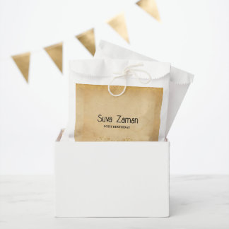Elegantes einfaches süßes graues 20. Geburtstag Geschenktütchen