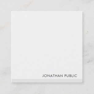 Elegantes Einfaches Template Beruflich modern Quadratische Visitenkarte