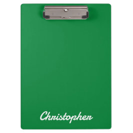 Elegantes einfarbiges minimalistisches Design Klemmbrett