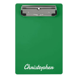 Elegantes einfarbiges minimalistisches Design Mini Klemmbrett