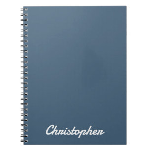 Elegantes Einfarbiges Minimalistisches Design Notizblock