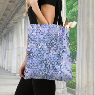 Elegantes eisblaues Mosaik Tasche
