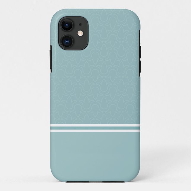 Elegantes elegantes modernes, blumengeschmücktes,  Case-Mate iPhone hülle (Rückseite)