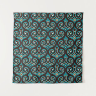 Elegantes Element, Arabeske nahtloser Hintergrund Wandteppich