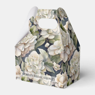 Elegantes Elfenbein, rosa grüne Marine, Aquarellbl Geschenkschachtel