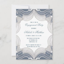 Elegantes Elsass auf Blue Wedding Engagement Party
