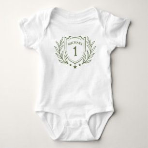 Elegantes Emblem für das Personalisierte Baby zum  Strampler