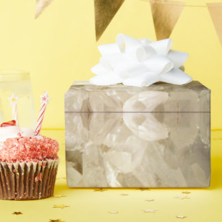 Elegantes Energy Graphic Clear Quarz Geschenkpapier