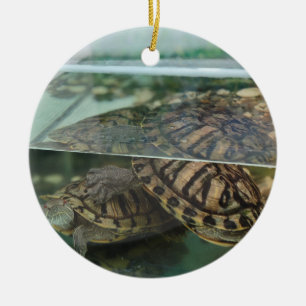 Elegantes, erdtonfarbenes Weihnachtsornament
