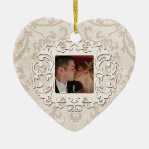 Elegantes erstes Weihnachten personifizieren Keramikornament