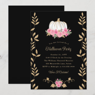 Elegantes erwachsenes Halloween-Party Einladung