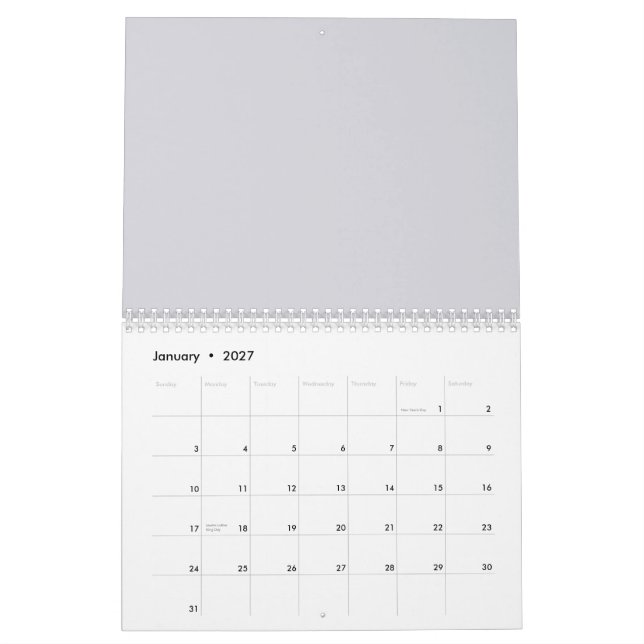 Elegantes ethnisches Muster Kalender (Jan 2027)