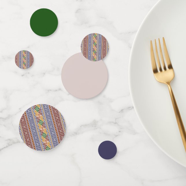 elegantes ethnisches Muster Konfetti (Gruppe)